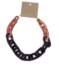 Collar Eslabones Bicolor