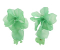 Pendientes Pétalos Verdes