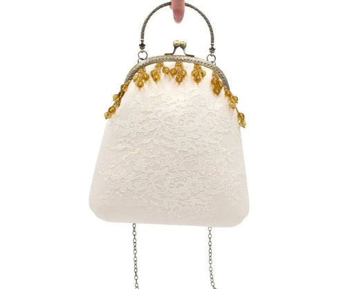 Bolso Encaje y Ámbar