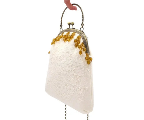 Bolso Encaje y Ámbar