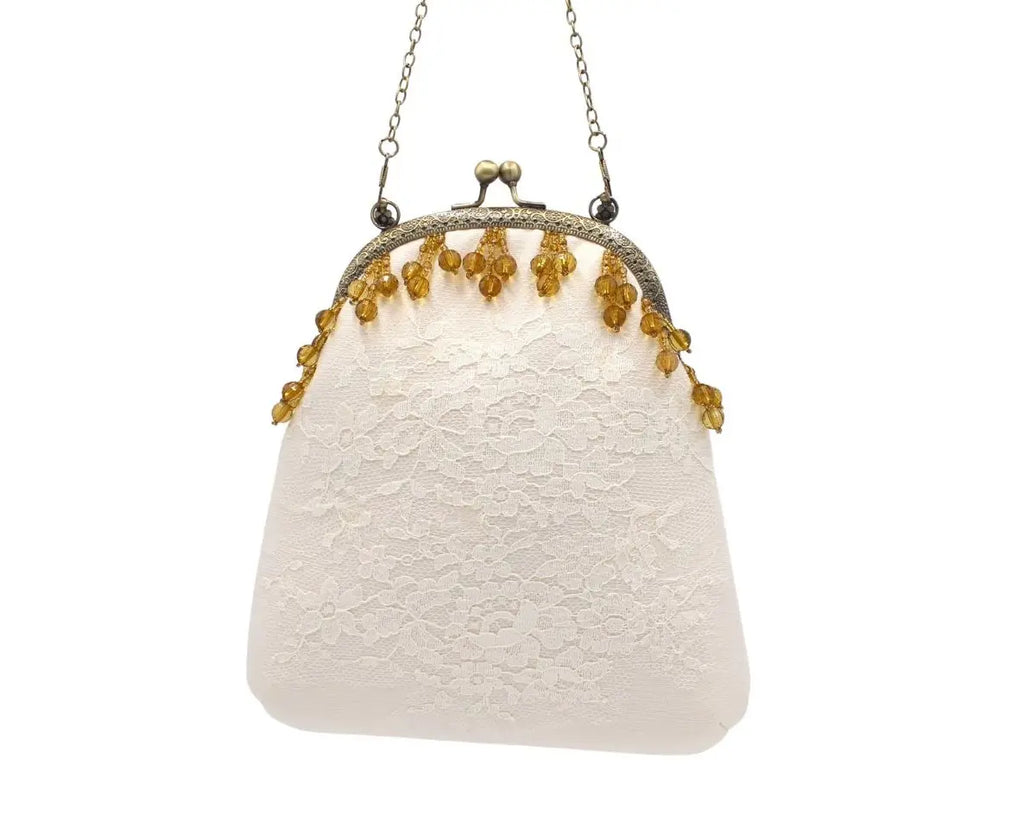 Bolso Encaje y Ámbar