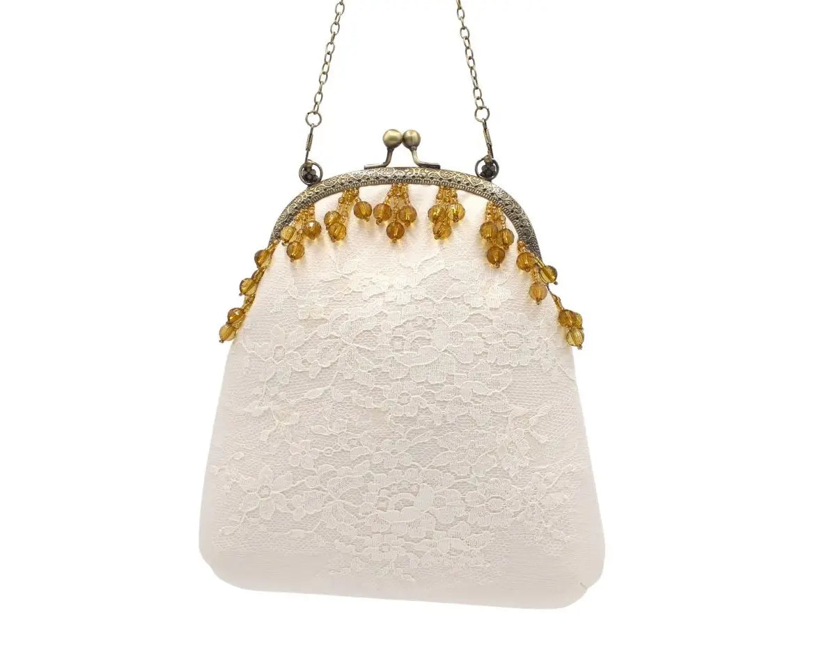 Bolso Encaje y Ámbar