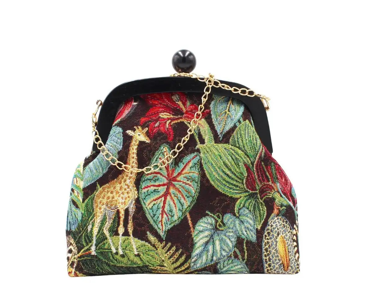 Bolso Animales de Primavera Madera
