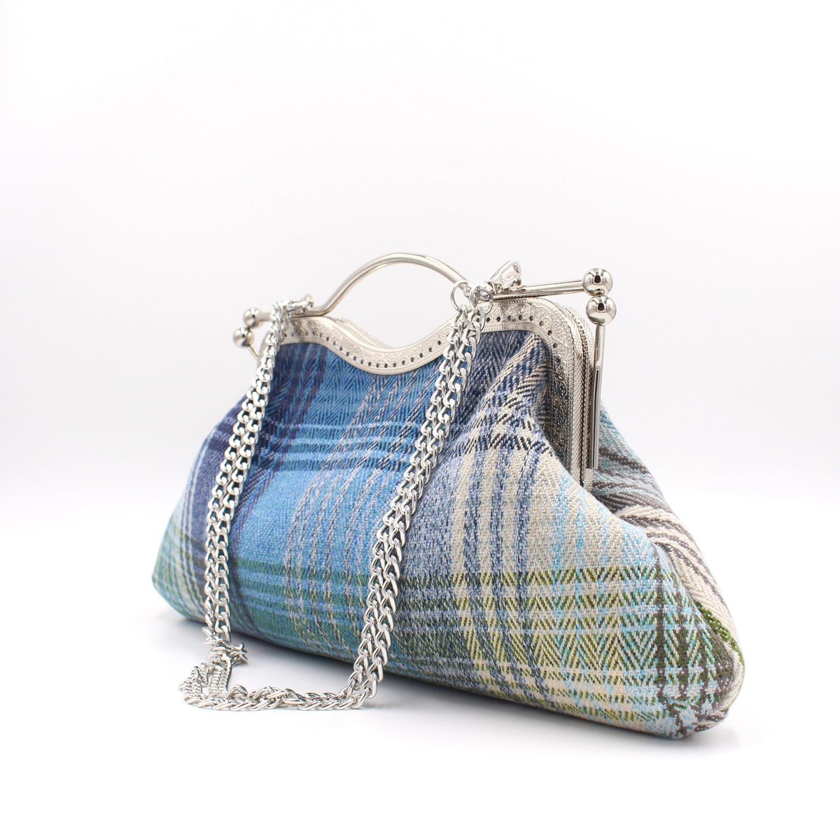 Bolso Cuadros Blue