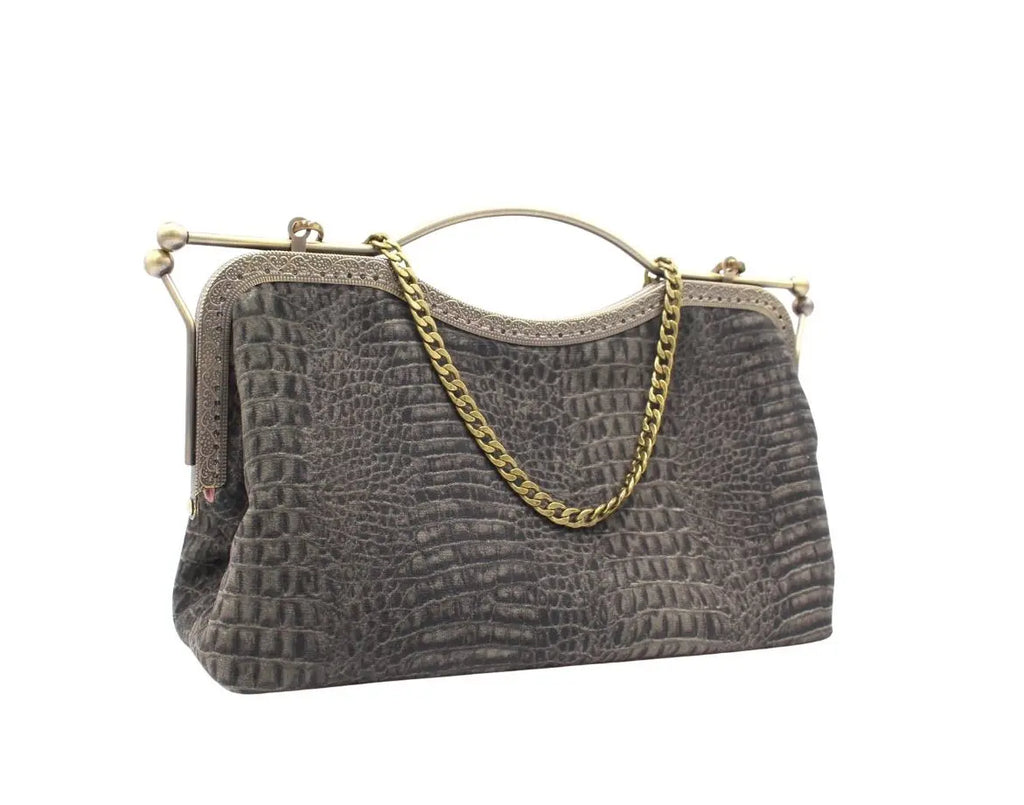 Bolso Cocodrilo Rectangular