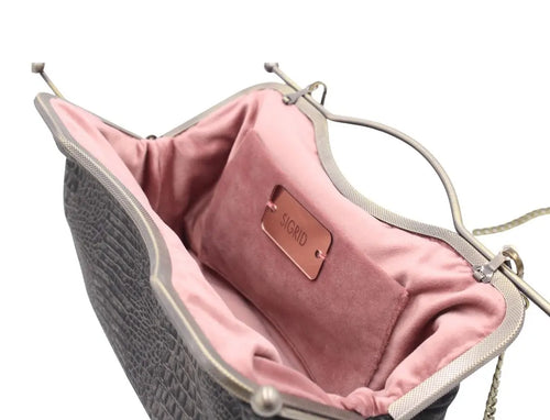 Bolso Cocodrilo Rectangular