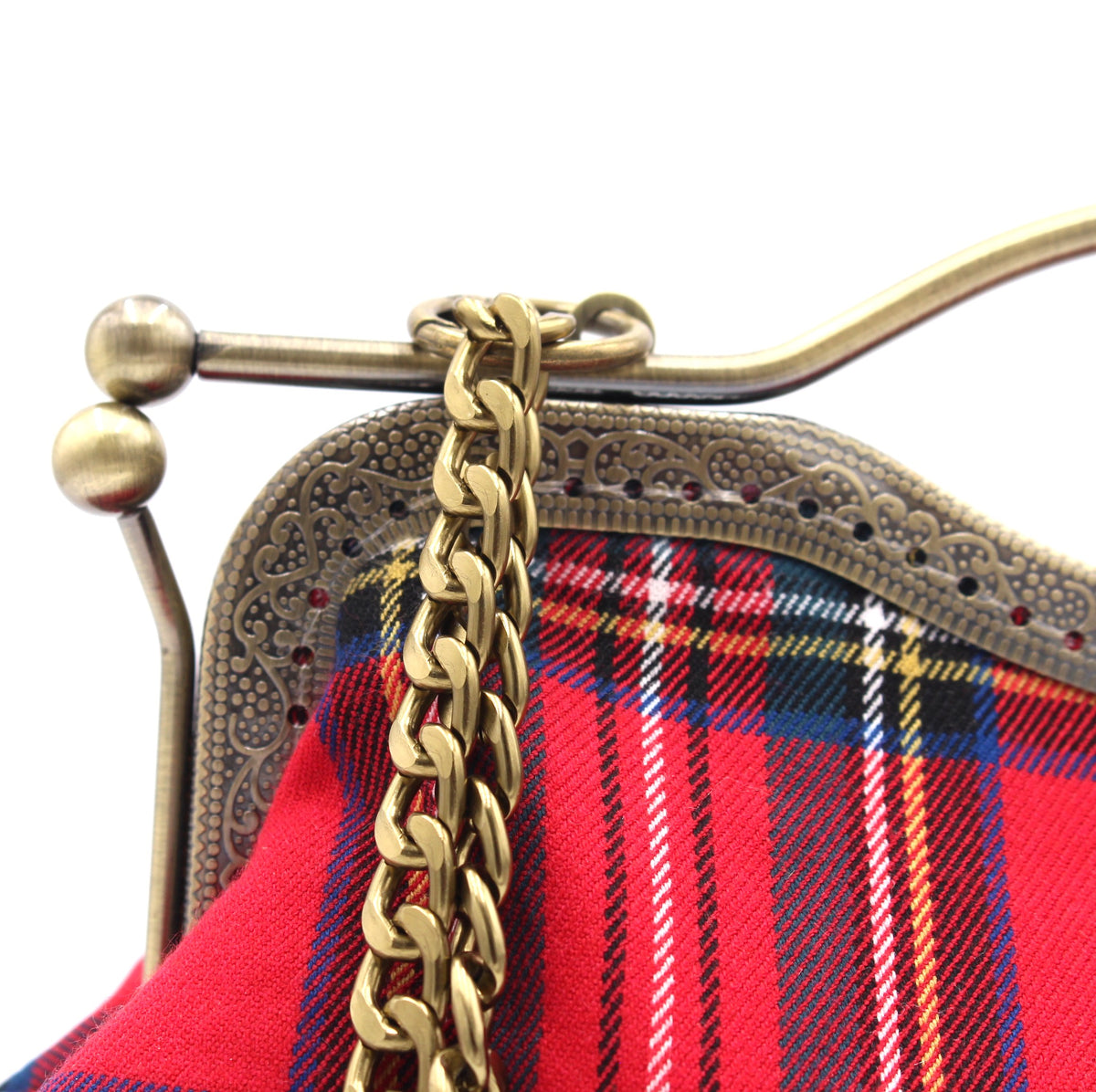 Bolso Escocés Rojo