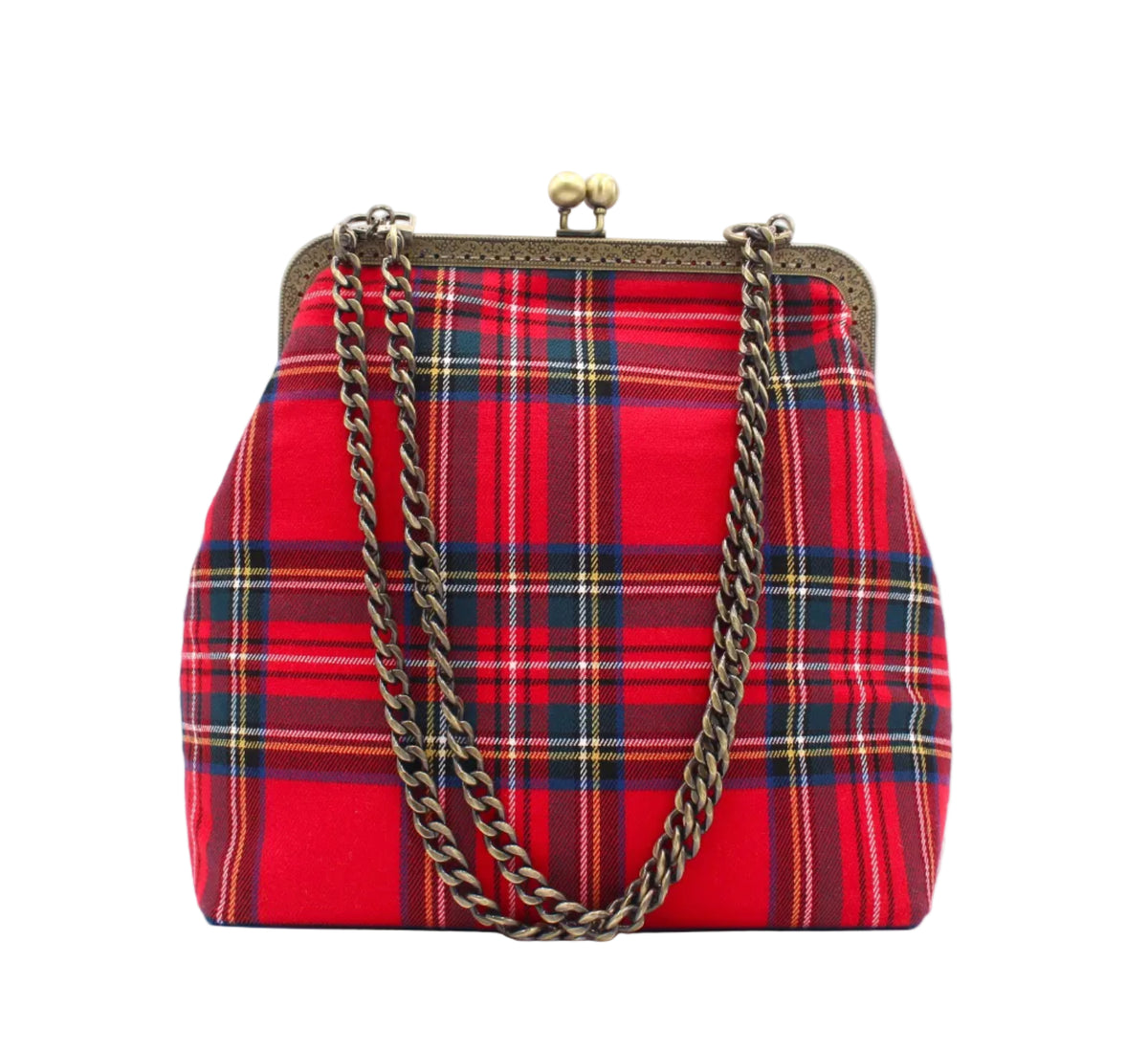 Bolso Escocés Rojo M