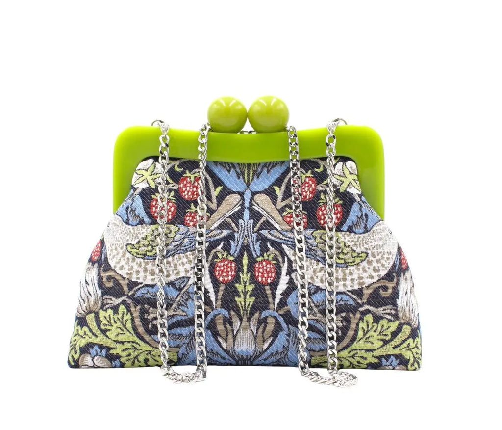 Bolso Pajaritos Grises Charol