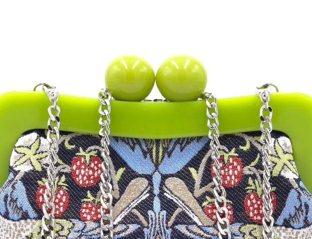 Bolso Pajaritos Grises Charol