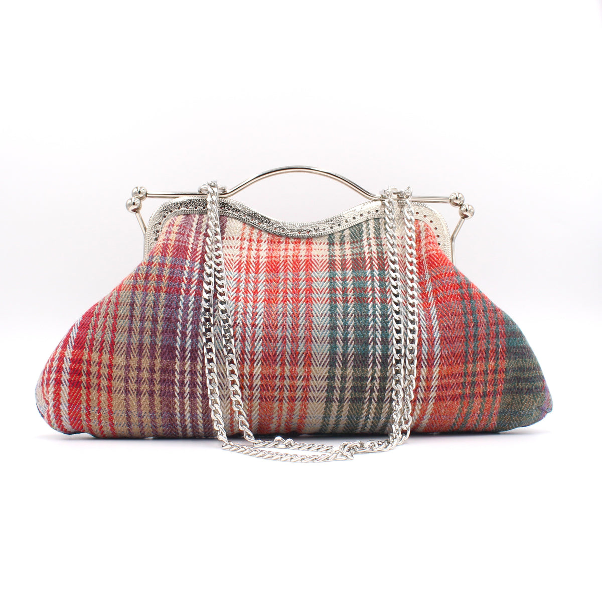 Bolso Rombos Lila