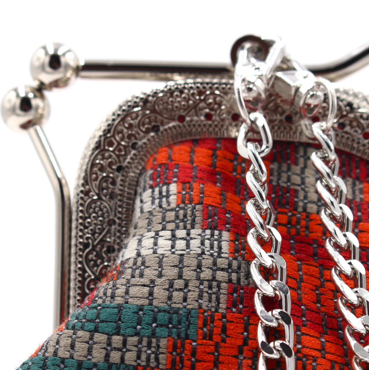 Bolso Rombos Lila