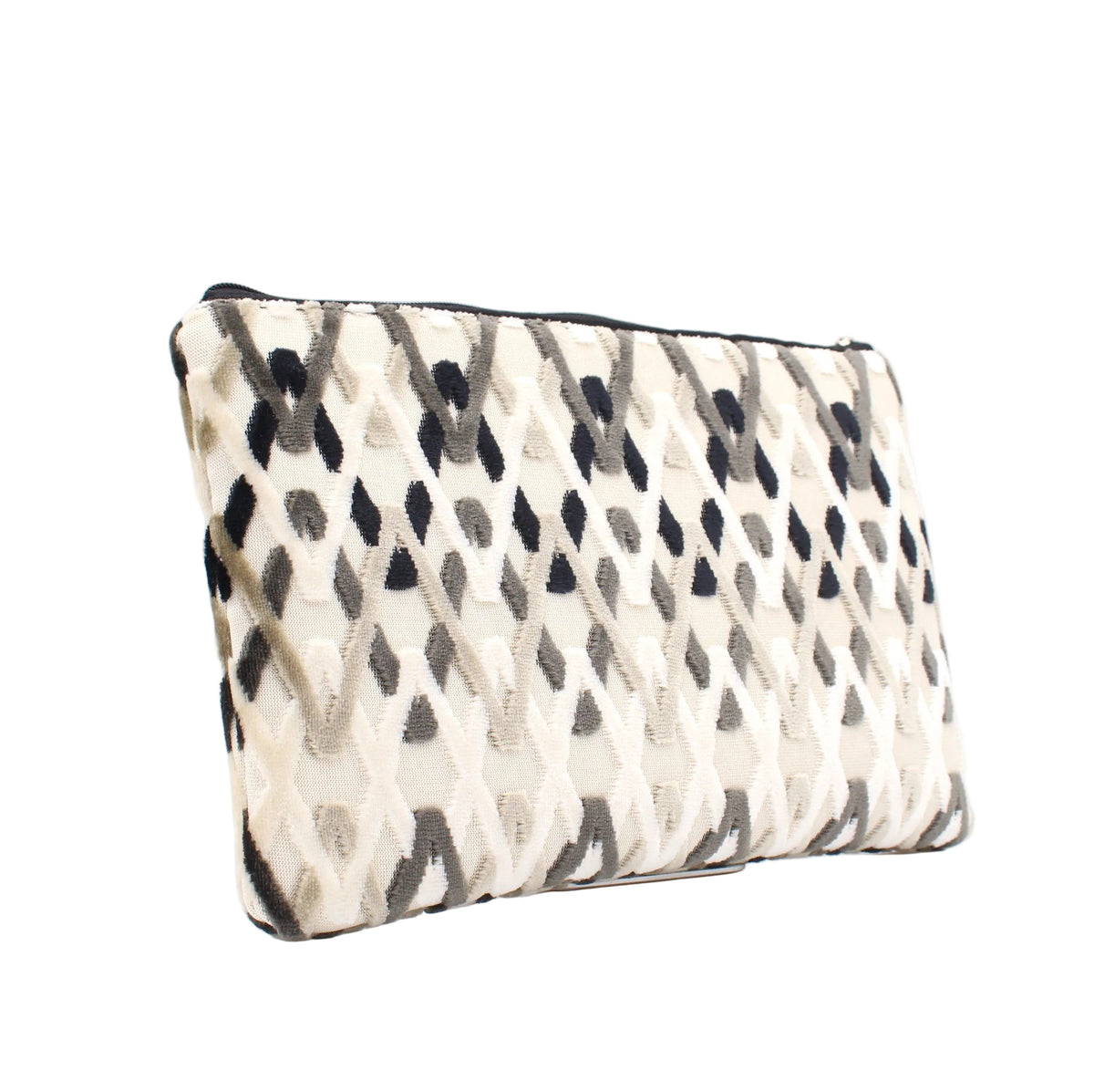 Cartera Rombo Gris
