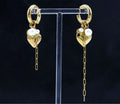 Pendientes Corazones y Perlas