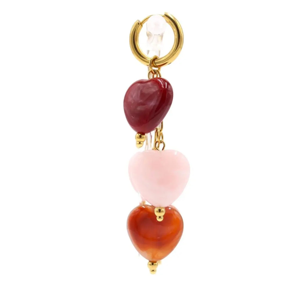 Pendientes Tres Corazones