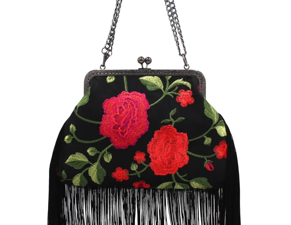 Bolso Mantón Coral Leopardo