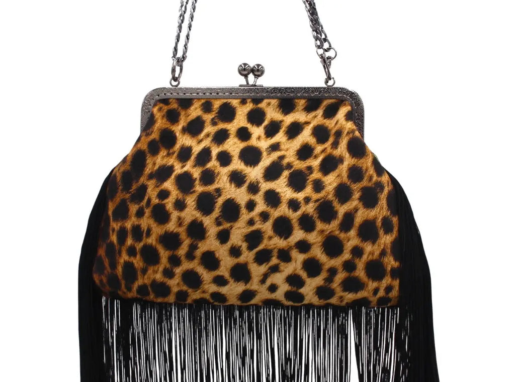 Bolso Mantón Coral Leopardo