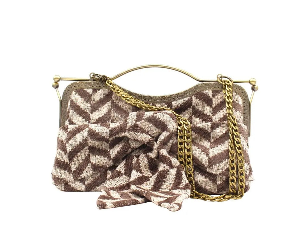 Bolso Marrón Espiga