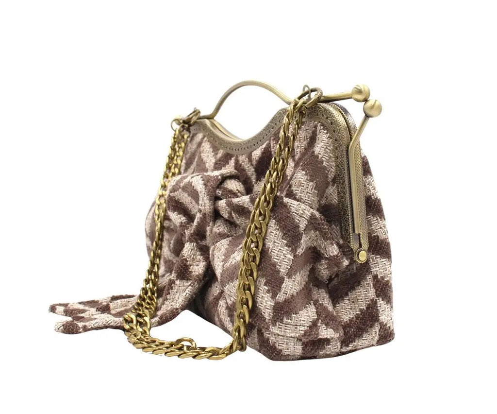 Bolso Marrón Espiga