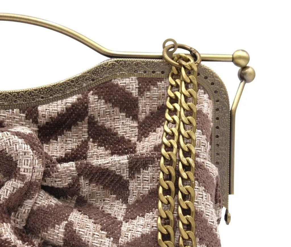 Bolso Marrón Espiga