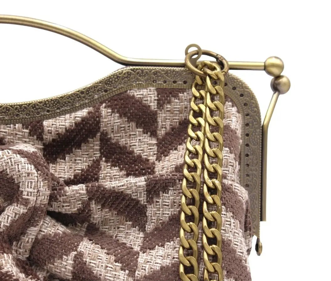 Bolso Marrón Espiga