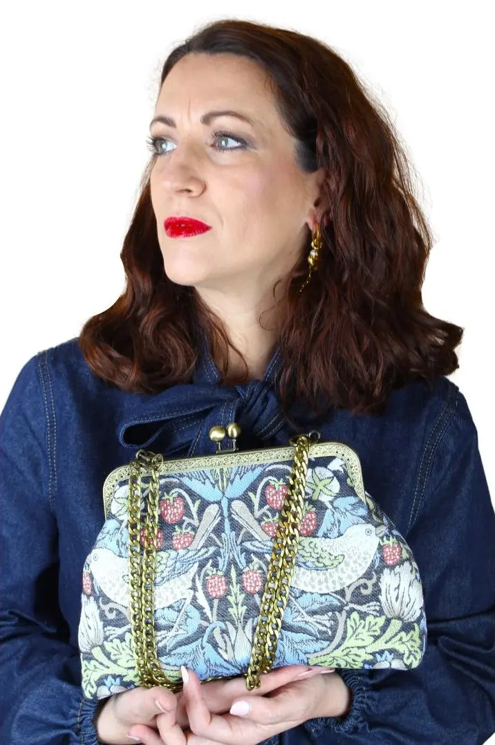 Bolso Pajaritos Grises