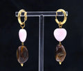 Pendientes Corazón y Piedra